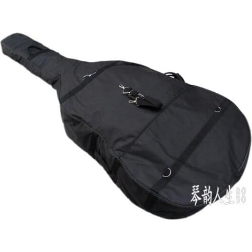 Thicken rainproof waterproof big bass double bass bag box 1/8 2/4 3/4 4/4 most
