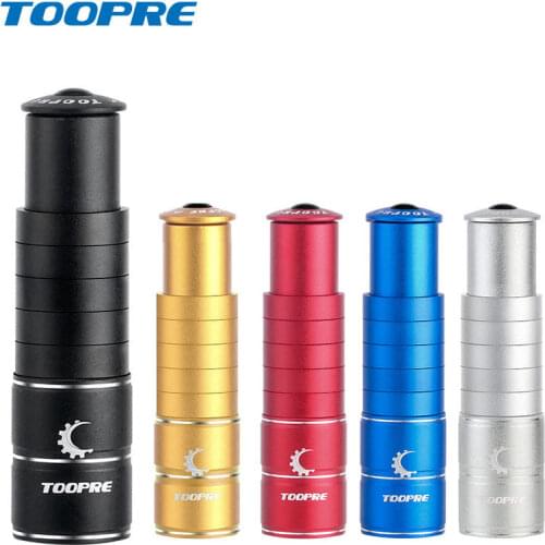 TOOPRE Aluminum Alloy Mountain Bicycle Handlebar Height Increaser Adjustable Front Fork Tube Extender bike Parts Accessories