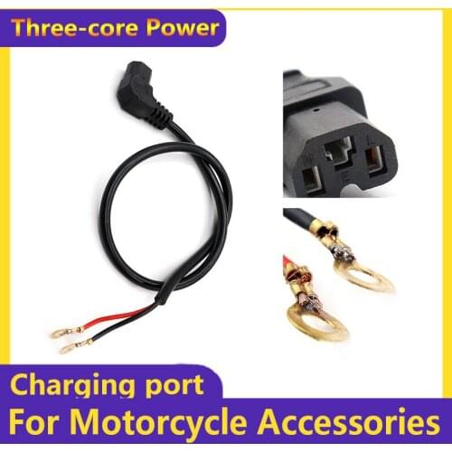 Charging Port Charger Docking Interface Three-core Power Connector Charging Port for Citycoco Electric Scooter Accessories Parts