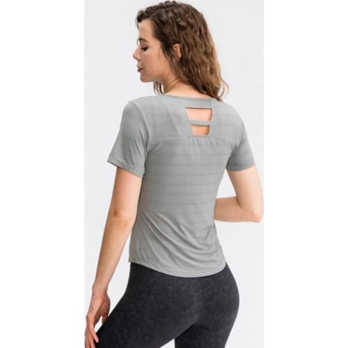 Womens Tops Sports Short Sleeve High Stretch Gym Tops Casual Workout Running Shirts Breathable Fitnes Yoga Gym Sports T-Shirts