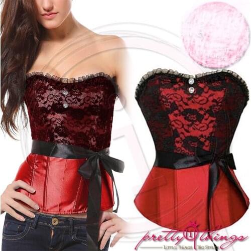 Corset top women for wedding bustier corset vest overbust lingerie sexy halloween costumes corsetto 3609