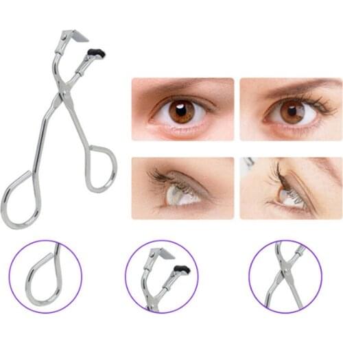 1Pc Hot Sale Nature Curl Steel Eyelashes Curling Clip Small Make-Up Tools Professional Eyelash Curler Folded False Eyelash