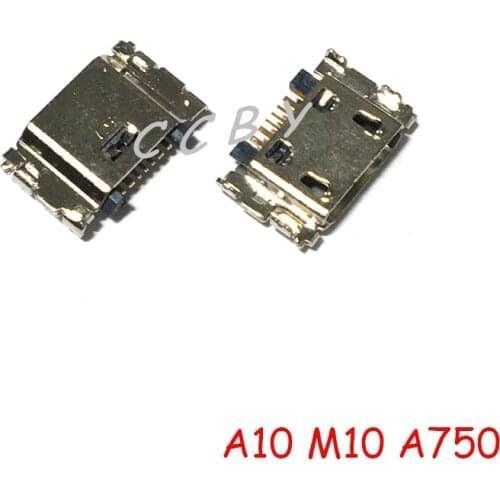 100pcs USB Charging Port Plug Dock Connector Socket For Samsung Galaxy M10 2019 M105F /A10 A105F/ A7 2018 A750F A750