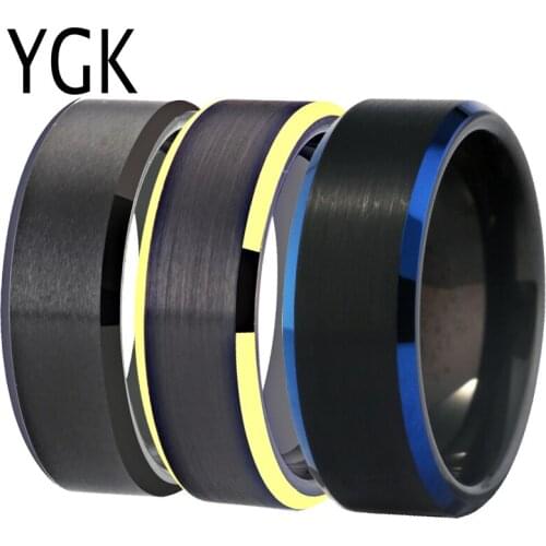 100% Tungsten Rings Classic Rings For Women Wedding Band Men Rings Matte Finish Engagement Free Engraving Anniversary Jewelry