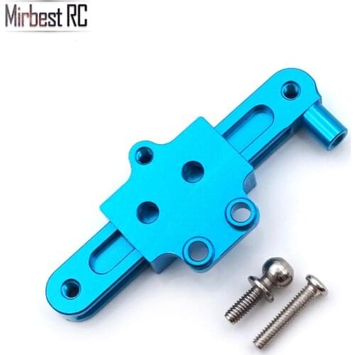 Aluminum Steering Servo Saver Complete Rack & Bar 0010 For WLtoys 12428 12423 1/12 Scale RC Car Upgrade Parts