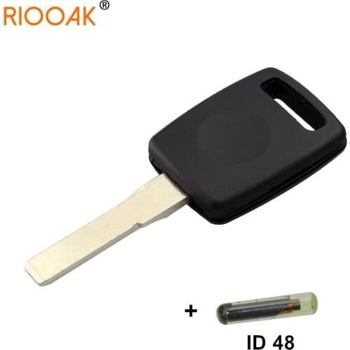 Ignition Transponder ID48 Chip Car Remot Key Case Fob Shell for Audi A4 A4L A6 A6L A3 Q3 Auto Key Cover