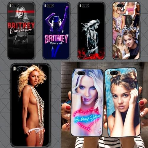 Britney Spears Phone case For Xiaomi Mi Max Note 3 A2 A3 8 9 9T 10 Lite Pro Ultra black painting bumper art shell luxury coque