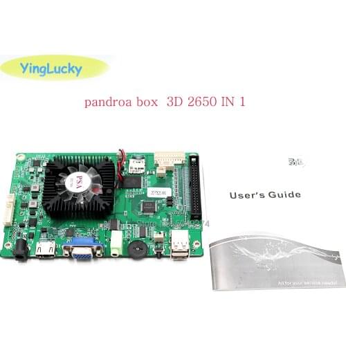 Pandora box 3d 4188 in 1 home motherboard with WiFi function 64g Tekken King of Arcade PCB 160pcs 3D Games Retro Arcade Console