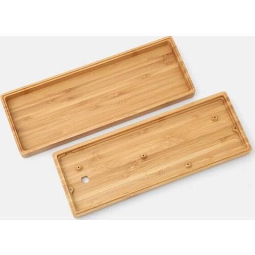 GH60 Bamboo Case PCBA Plate Stabilizers for 60% MX Mechanical Keyboard Compatible with all GH60 Poker2 Faceu 60