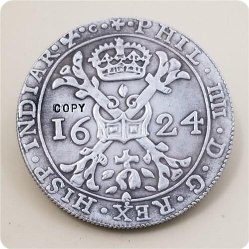 1624 Spanish Netherlands Patagon - Felipe IV 2 florins 8 sols COPY COIN