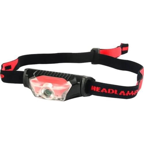 Lightweight XPE LED Headlamp, Adjustable Headband, 130 Lumens, 5 Modes, Headband Light for Camping, Hunting, Runners, Hiking