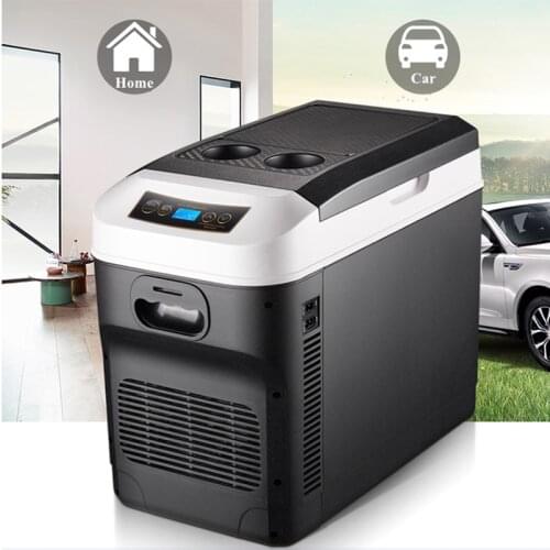 20L Car Home Mini Refrigerator Fridges DC12/24V Freezer Cooler Heater Keep Warm Fresh for Car Home Pinic Camping -18~65 Degrees