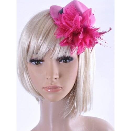 Fashion Hair Clips Adult New Mesh Feather Hairpins Hair Clips Women Girls Hair Jewelry Party HeadwearHair Clips Accessories