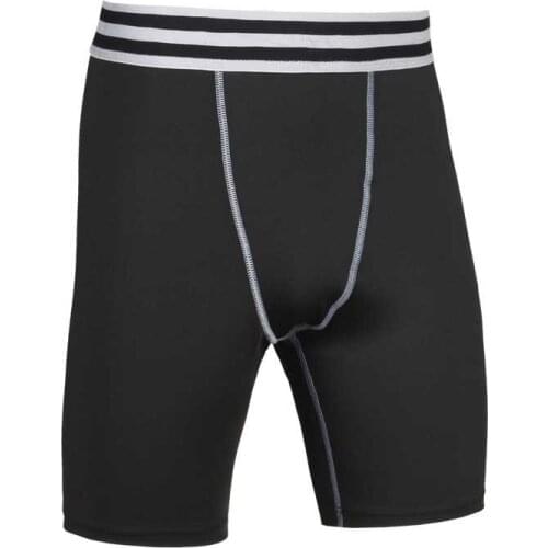 Men Pro Sporting Gymming QUICK-DRY Workout Compress Capri Cropped Board Shorts For Bodybuilding Runs Slim Fitness Yogaing MA29