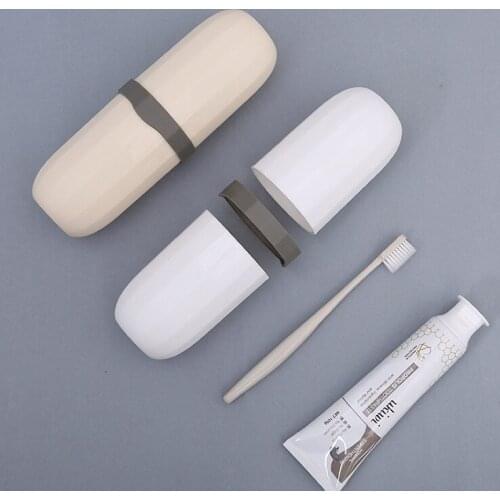 Cup set dental tray creative simple toothbrush cup toothpaste storage box travel toothbrush box portable toiletry cup