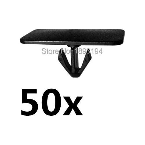 Set of 50 Pcs for Lumina for Rocker Panel Molding Fasteners Retainers 2000-ON Fits 5/16" 10431524