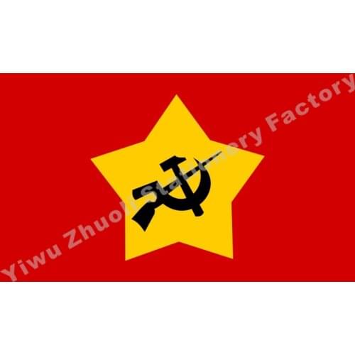 Germany KPD-ML Flag 150X90cm (3x5FT) 120g 100D Office/Activity/parade/Festival/world cup/Home Decoration