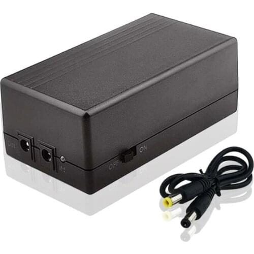 Mini Uninterruptible Backup Battery 12V 1A 57.72W Standby Backup Power Supply for Camera Router
