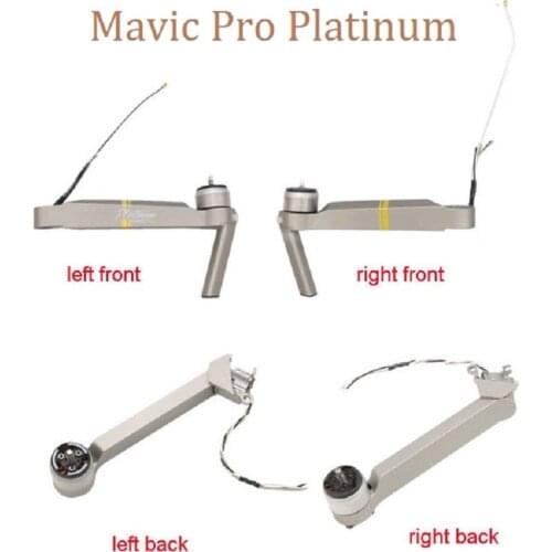 Original DJI Mavic pro Platinum Front Left/ Front Right/Left Rear/Right Rear Motor Arm for DJI Mavic pro Platinum Repair Parts