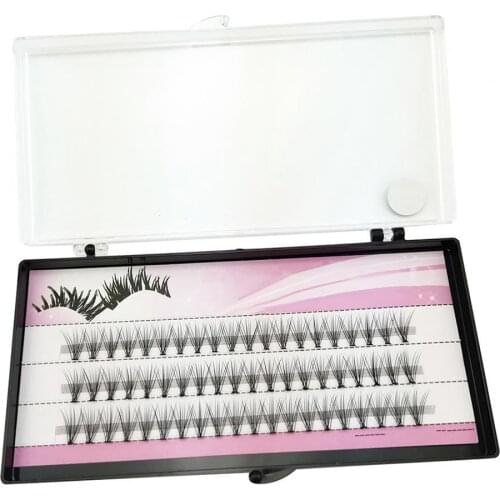 Professional 60 Clusters Eye Lashes Grafting Fake False Eyelashes Natural Makeup Beauty Cosmetics