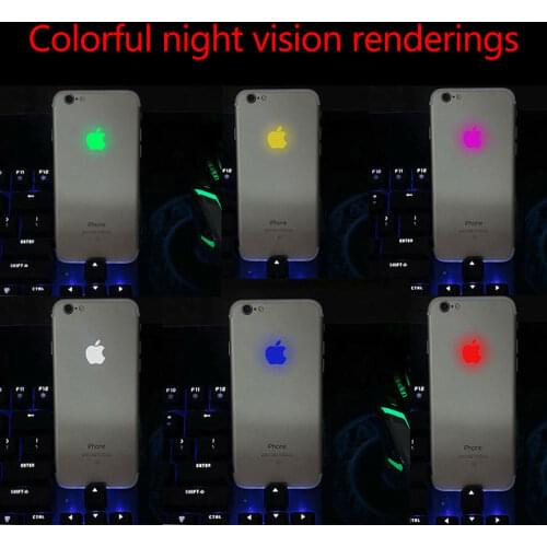 Touchable Led Light Touch Glowing Logo For Iphone 6 6Plus 6S 7 7 Plus Glowing LED logo led mod With Tools