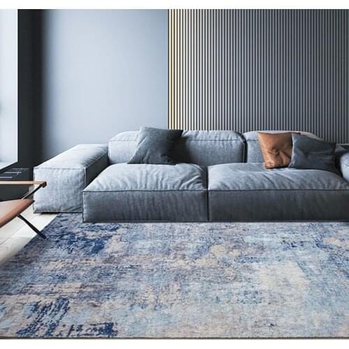 Blue Abstract Carpets For Living Room Bedroom Fluffy Rug Home Sofa Coffee Table Floor Mat Kids Room Study Rugs And Carpets
