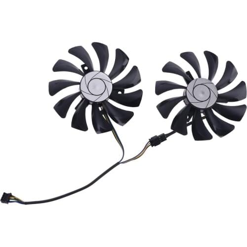 1 Pair 85mm HA9010H12F-Z 4Pin Cooler Fan Replacement for MSI GTX 1060 OC 6G GTX 960 P106-100 P106 GTX1060 GTX960