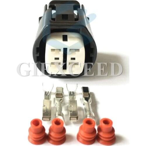 2 Sets 4 Pin 6189-0694 Alternator Regulator Repair Harness Connector Socket For Honda Acura TOYOTA