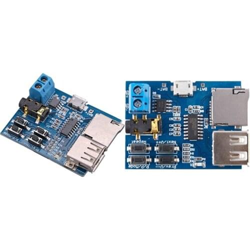 2 Pcs Mp3 Lossless Decoder Board Mp3 Decoder Module with Power Amplifier