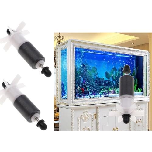 2 Pack Aquarium Canister Filter Rotor Filter Replacement Impeller for Pond Pump