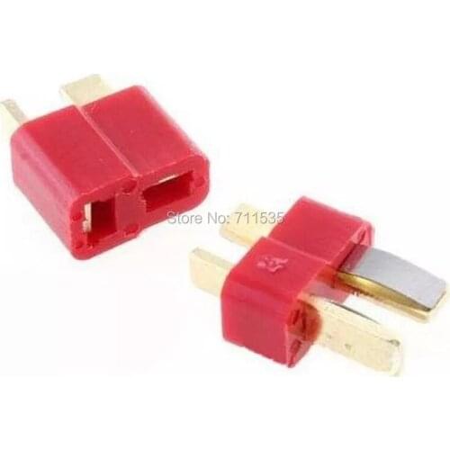 200pcs Deans Ultra Plug Connector T Plug Male + Female For RC ESC Battery OF Heli Airplane Car Boats Helikopter
