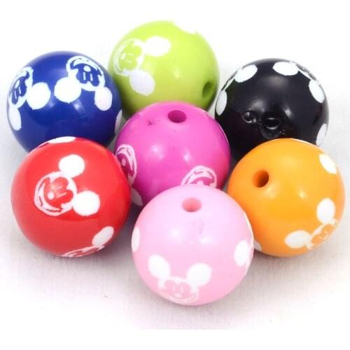 50 pcs 16MM Carved Acrylic Round Spacers Charms Beads Engrave bBead For Diy Jewelry Making supplies