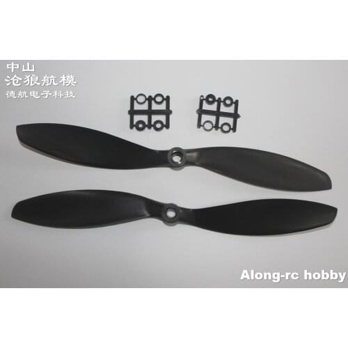 Free Shipping RC Airplane Spare Part 2 Pair 9047S 9047R 9*4.7 9INCH 22.8mm Propeller for Airplane RC model 3D Airplane