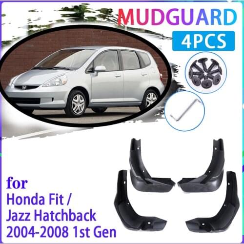 Car Mud Flap for Honda Fit Jazz Hatchback Hatch 2004~2008 2005 2006 2007 Mudguard Splash Guard Fender Mudflaps Auto Accessories