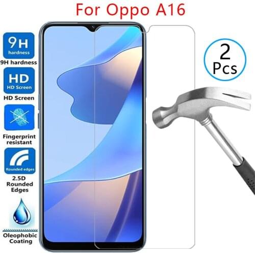 Case for oppo a16 cover screen protector tempered glass on oppoa16 a 16 16a 6.52 protective phone coque bag 360 opp opo oppo16a