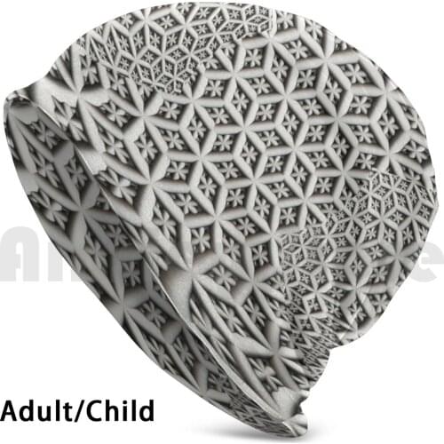 ?da Fs Helix Ahc. Beanies Knit Hat Hip Hop Ohdz Lights Abstract Cool Black Color Abstrac Fractal Futuristic