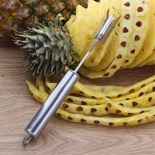 Home Kitchen Remover Knife Fruit Tools Stainless Steel Pineapple Peeler Pineapple Slicer Fruit Zesters Seed Household