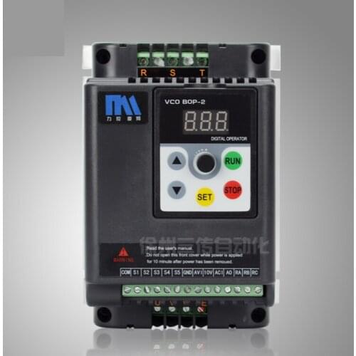 Original Universal 0.75KW Inverter 1HP 220V/380V 4A 50Hz Motor Drive VFD with 5M extension cable for 3Phase Asynchronous Motor