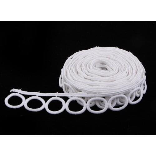 5 Yards Circle Shape Lace Trim DIY Crafts Supplies for Wedding Dress, Garment, Jeans, Sewing Accessories