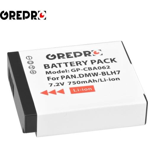 Li-ion Battery for Panasonic DMW-BLH7 DMW BLH7 BLH7E BLH7PP Battery and DMC-GM5 GM1 GF9 GF8 LX10 LX15 Cameras