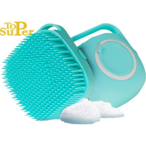 Massage Gloves Brush Bathroom Puppy Dog Cat Bath Soft Safety Silicone Pet Accessories for Dogs Cats Silicone Body Brush