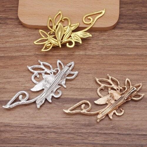 5 Pieces 80*43mm Ancient Style Metal Hair Clip Hairpin Claw Barrette Hairwear For Women