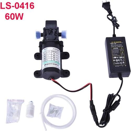New LS-0416 Electric Diaphragm Pump Small Water Pump Self-Priming Pump Booster Pump Automatic Start And Stop 12V 5.0A 60W 5L/min