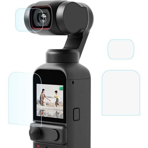 6 pcs HD Transparent films 3pcs Lens +3pcs Screen films for dji osmo Pocket camera Accessories