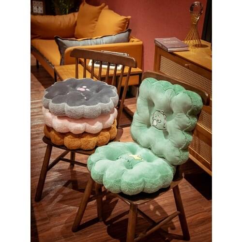 Office Petal Lumbar Pillow Animal patterned Seat Pad PP Cotton Filling Soft Cushion Breathable Waist Cushion Car Back Pillow