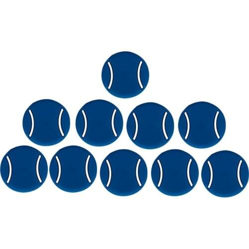 New-10Pcs Racquet Anti Skid Silicone Indoor Racket Outdoor Sports Tennis Shock Absorber Vibration Dampener