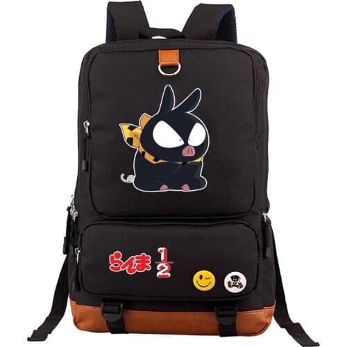 Anime Ranma backpack men women Rucksack student bookbag Notebook backpack teenagers boy Girl Backpack Knapsack canvas Packsack