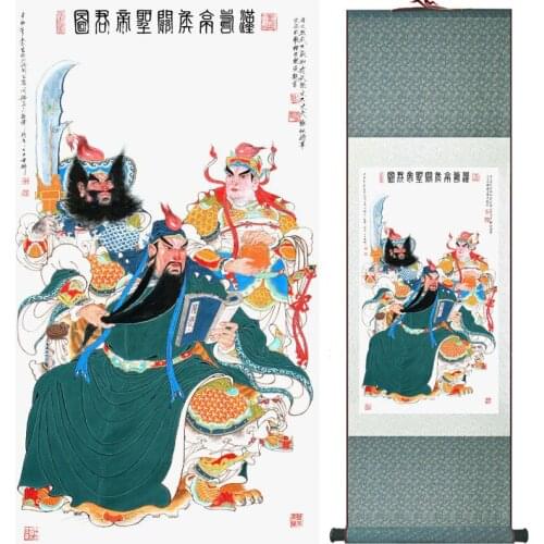 Traditional Chinese art painting Silk scroll painting Chinese wash paintingPrinted painting LTW2017120511