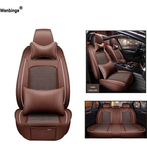 High quality Leather car seat cover For Hyundai Honda Accord FIT CITY CR-V XR-V Odyssey automobile armchair accessories styling