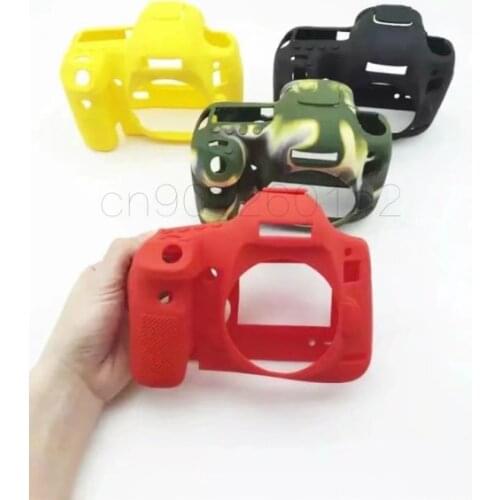 Soft Silicone Rubber Camera bag Protective Body Case For Canon 100D 200D 6D 6D2 5D3 5D4 80D 650D 700D 800D 1300D 1500D 750D Bag